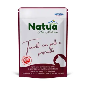 Natua Natural Wet Cat Food Tuna and Chicken with Ham