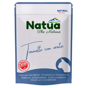 Natua Natural wet cat food, tuna and sea bream