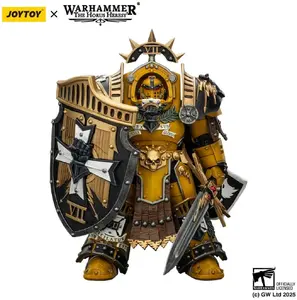 Фигурка Hasbro Warhammer The Horus Heresy Imperial Fists Legion Praetor в терминаторской броне Tartaros с силовым мечом и щитом Vigil Storm в масштабе 1/18