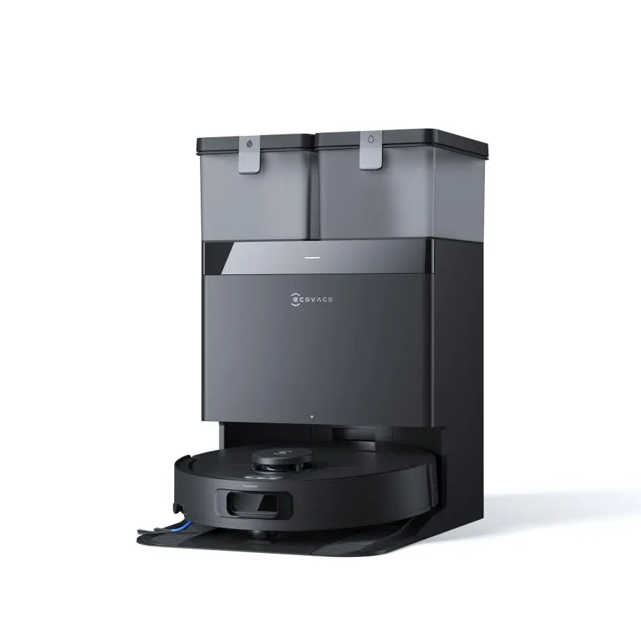 Ecovacs DEEBOT T30e OMNI melns robotputekļsūcējs