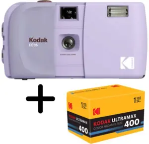 Пленочный фотоаппарат Kodak EC35 Lavender с пленкой Kodak Ultra Max 24 Exp