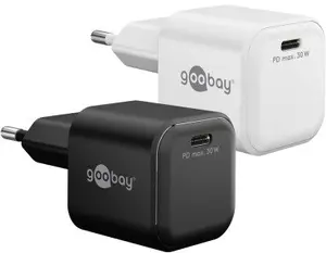 Ładowarka Goobay GaN Nano Szybka USB-C PD 30W (RB79153)