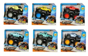 Swede stunt toy car with friction drive