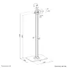 Neomounts FL15-627BL1 Tablet Floor Stand Photo 14