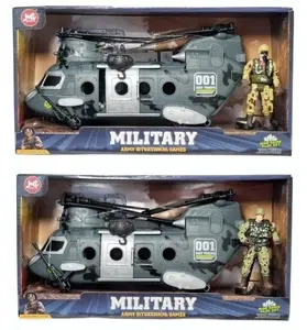 Swede Military Helicopter Toy with Light and Sound