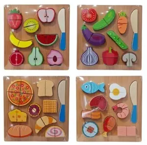 Swede Wooden Food Mix Puzzle EDUKAMP