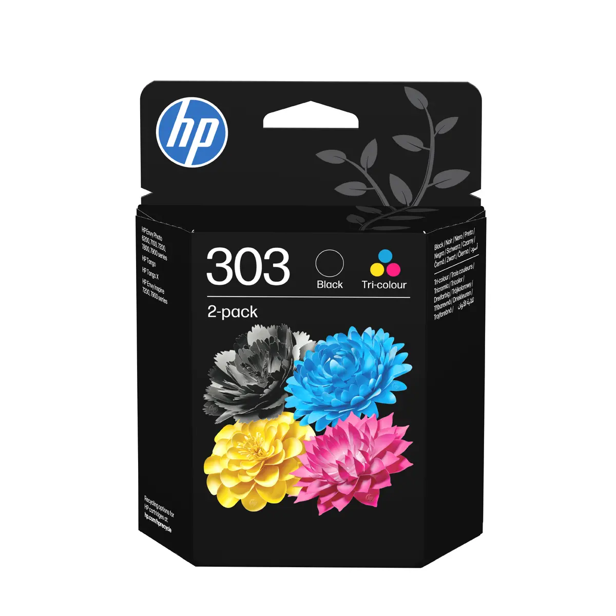 HP 303 Oriģinālās tintes kasetnes Daudzpakojums