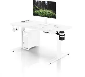 Jan Nowak ARIA Elektriski regulējams augstuma ergonomisks rakstāmgalds balts 1200x600 mm