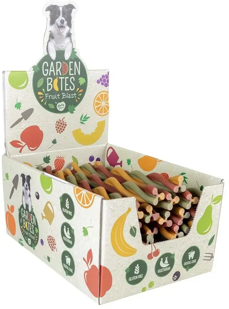 Duvo+ GARDEN BITES FRUITY DENTAL TWIZZLERS