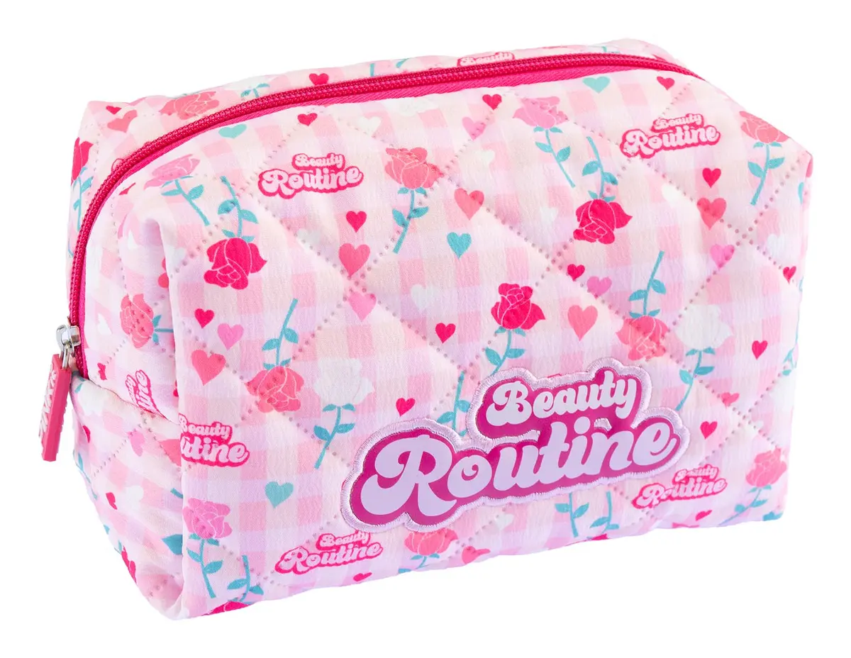 Nice Beauty Routine Makeup Case Pink Photo 2