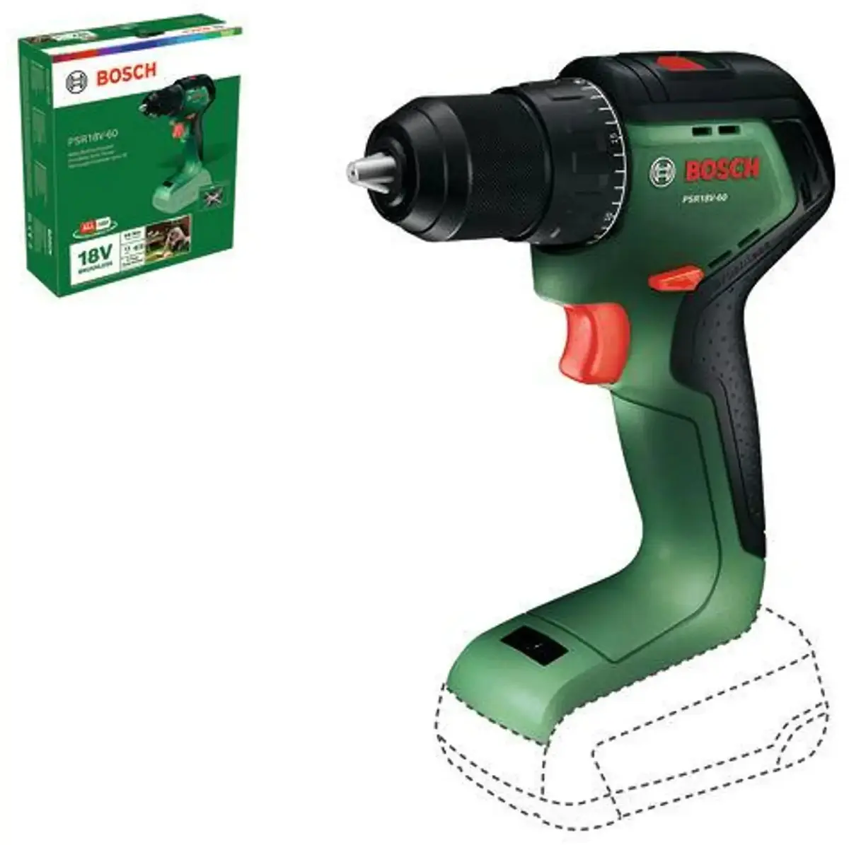 Bosch PSR 18V-60 Akumulatora skrūvgriezis 18V