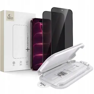 Защитное стекло конфиденциальности Hofi Tech-Protect OneTouch Set SPY+ 2-pack для iPhone 18 Pro