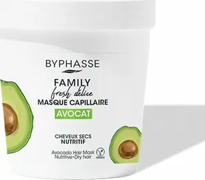 BYPHASSE Family Fresh Delice Barojoša Matu Maska Avokādo Sausiem Matiem