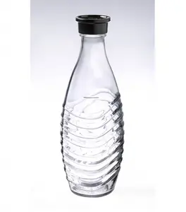 SodaStream 1040220880 Carbonator Bottle Black Transparent Glass