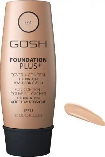 Gosh Foundation Plus+ Šķidrais tonālais