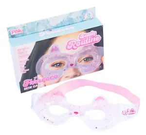 Nice 50005 Female Face Mask Pink Monochromatic Gel Facial Mask