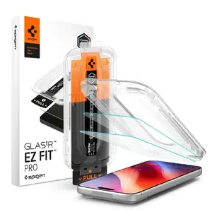 Защитное стекло Spigen Glas.tR EZ Fit Pro для Apple iPhone 18 Pro Max / 17 Pro Max / 16 Pro Max алюмосиликатное прозрачное 2 шт