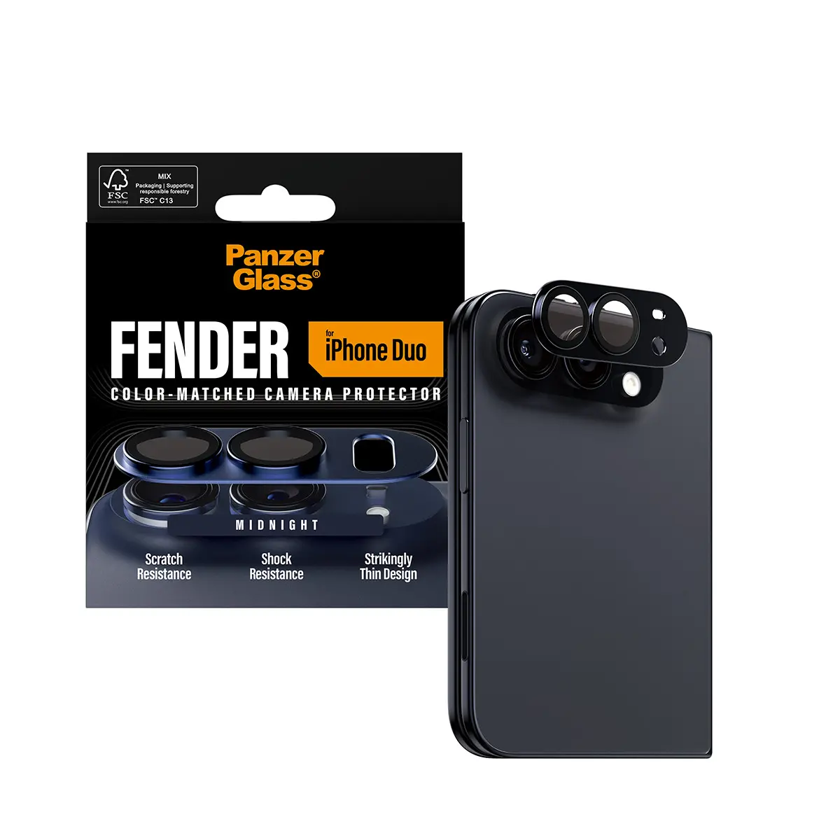 Защита камеры PanzerGlass Fender для iPhone Duo Photo 9
