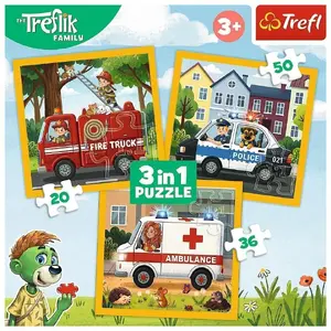 Пазл Trefl 3в1 Radosne uśmiechy EDUKAMP Развивающая игрушка