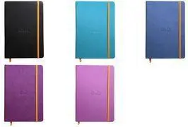 RHODIA Rhodiarama Блокнот для записей A5 Твердый переплет 96 листов В линейку Сиреневый 90 г/м²