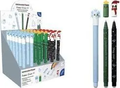 Eberhard Faber Animal Erase It! WINTER gēla pildspalva dzēšama zila 0.7 mm