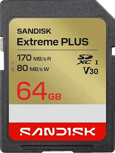 PNY SDXC 64GB Extreme PLUS atmiņas