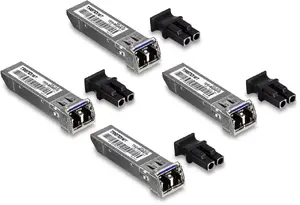 TRENDNET TEG-MGBS10/4 Optiskās šķiedras tīkla raiduztvērēja modulis SFP 1310 nm 1250 Mbit/s