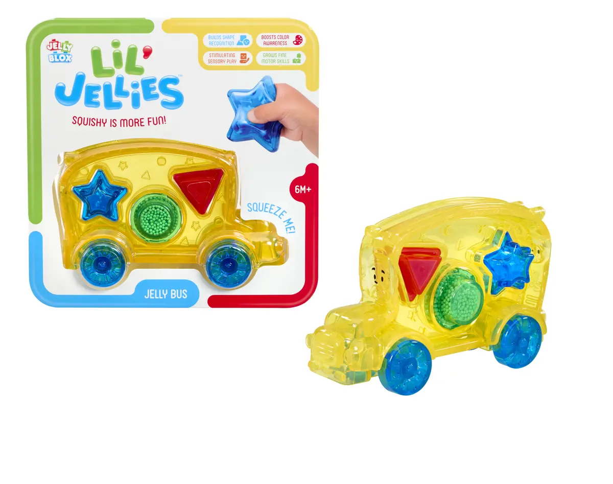 Goliath Lil' Jellies - Jelly Bus Mīkstā rotaļlieta Photo 7