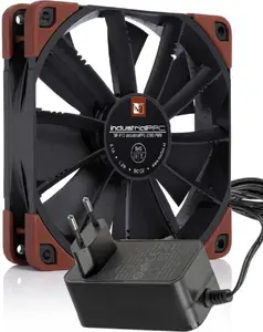Noctua aktīvo ventilatoru komplekts T800 torņa korpusa aizsardzības skapim 121 m³/h 120x120x25 mm ar barošanas kabeli