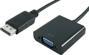 Secomp 11.55.3201 DisplayPort Male to VGA Female Cable Adapter