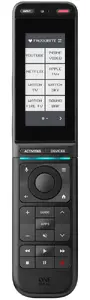 Universal Electronics One For All Advanced URC 7985 Universal Remote Control with IR/RF Wireless Interface Touch Screen Press Buttons and Backlit Buttons Supporting 12 Devices Grey