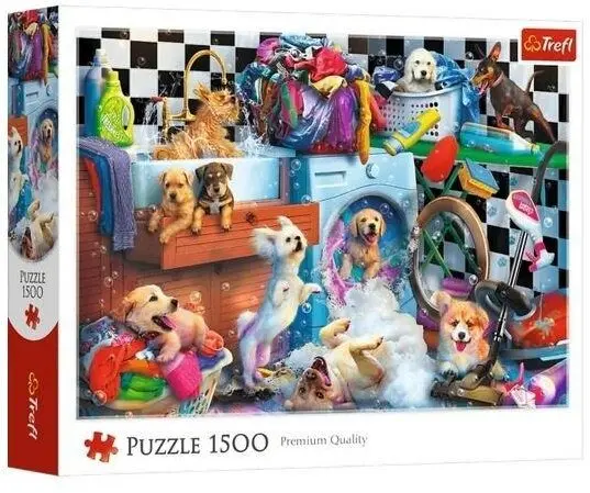 Trefl 1500 gabalu puzle Psie szaleństwo