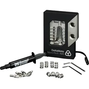 Водоблок для процессора Thermal Grizzly DeltaMate MPII AM5 черный серебристый с RGB подсветкой