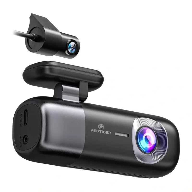 REDTIGER F9 4K + 1080p Dual Dash Cam with Wi-Fi and GPS Photo 2