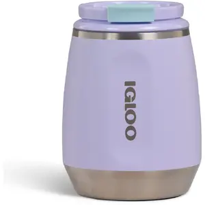 IGLOO Wine Tumbler 10 OZ Thermal Bottle 0.3 Liter Lilac Breeze