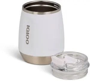 IGLOO Wine Tumbler 10 OZ Thermal Bottle 0.3 L White