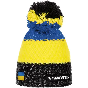 Czapka dla dorosłych VIKING Cornet Active Style żółto niebieska   one size