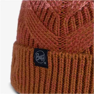Buff Masha Cinnamon Knitted and Fleece Beanie