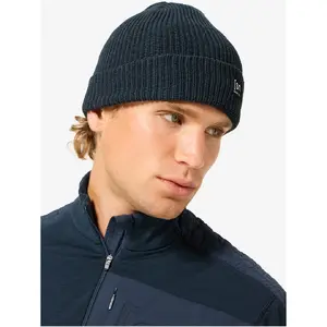 SUPER.NATURAL Merino Basic Beanie Cepure zila ONE SIZE