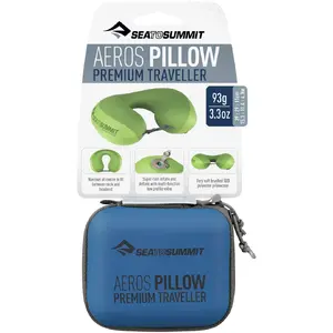 SEA TO SUMMIT Aeros Premium Pillow Deluxe Blue Inflatable Travel Pillow