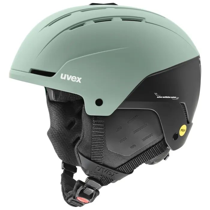 Uvex stance MIPS Helmet Black Green Photo 2