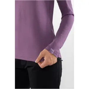 Longsleeve damski VIKING Escalante Lady Bamboo fioletowy   S