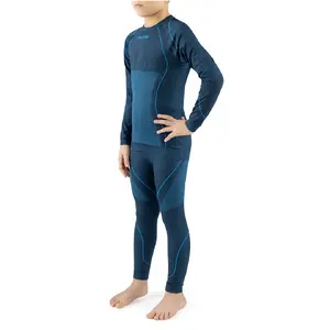 Children's thermal underwear set Viking Skido Navy Blue size 152/164