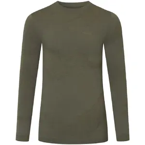 VIKING Gasher Merino Man Longsleeve Khaki L Men's Thermal Underwear Shirt