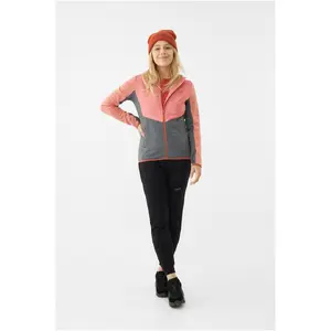 Sieviešu jaka ar rāvējslēdzi un kapuci Viking Creek Hoodie Bamboo Lady rozā izmērs M