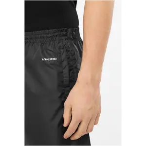 Viking Rainier Full Zip Man Black XXXL Men's Trousers