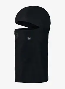 Bērnu balaklāva Buff ThermoNet Hinged Balaclava Solid Black