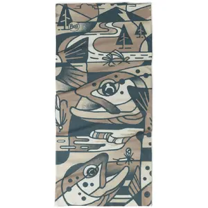 Buff Coolnet UV Lake River Multi Bandana One Size ar UV aizsardzību un mitruma novadīšanu