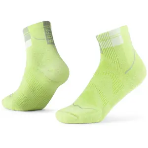 Buff COOLNET QUARTER SOCK Quarter Zeķes Lime Izmērs 39-41