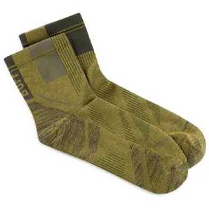Sporta zeķes Buff COOLNET® QUARTER SOCK Khaki Izmērs 39/41